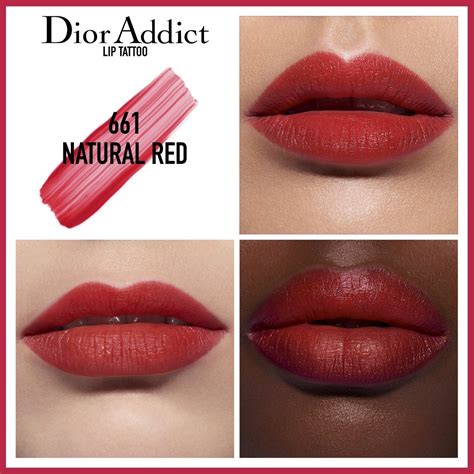 dior addict lip tattoo farben 661 natural red|dior transfer proof lip tint.